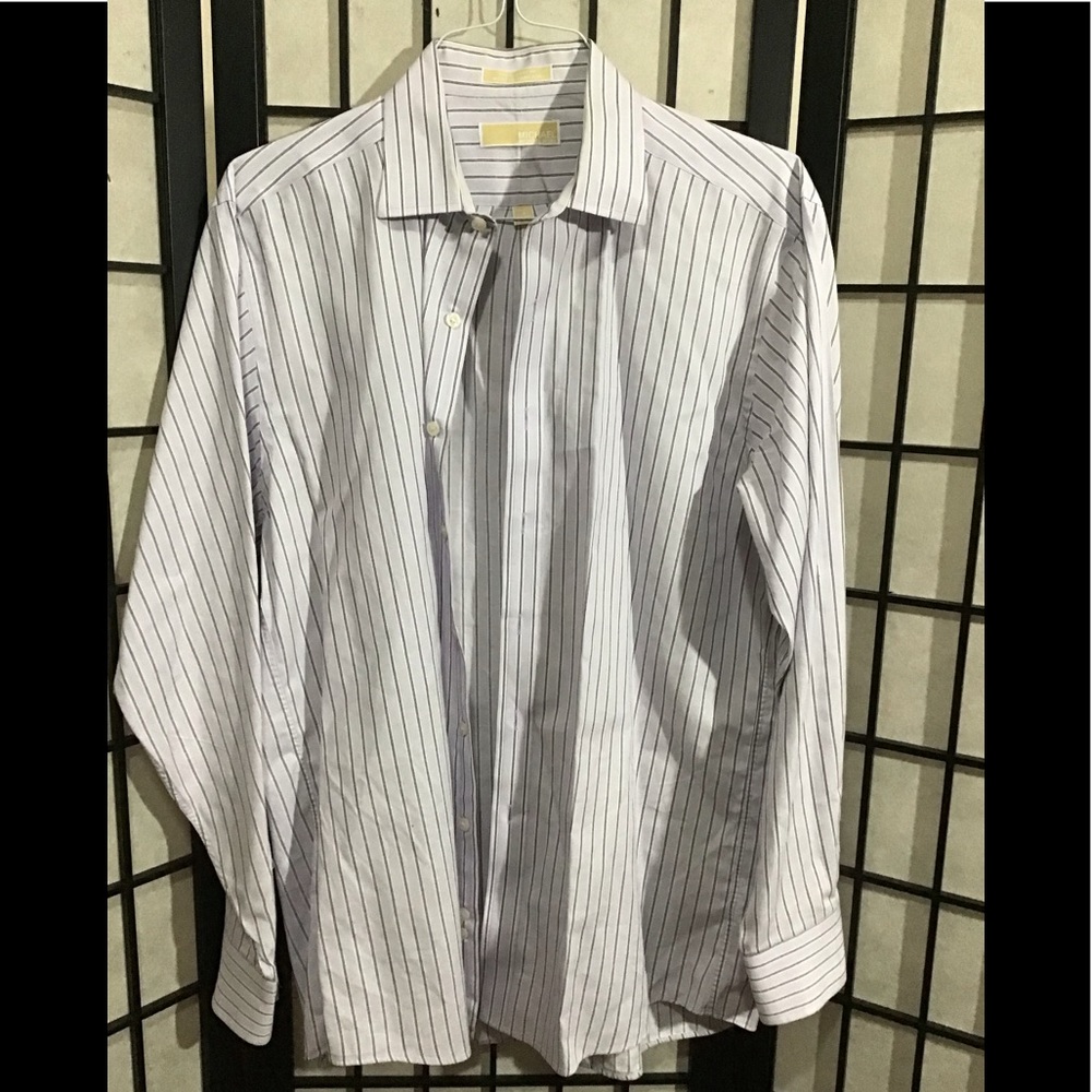 MK Men Stripe Dress Shirt